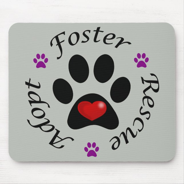 Animal Rescue Mouse Pad (Front)