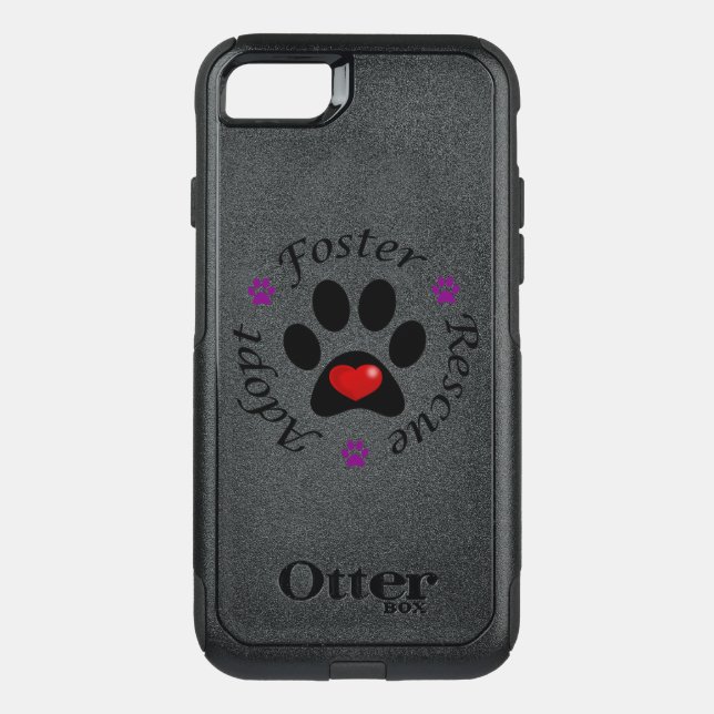Animal Rescue Otterbox iPhone Case (Back)