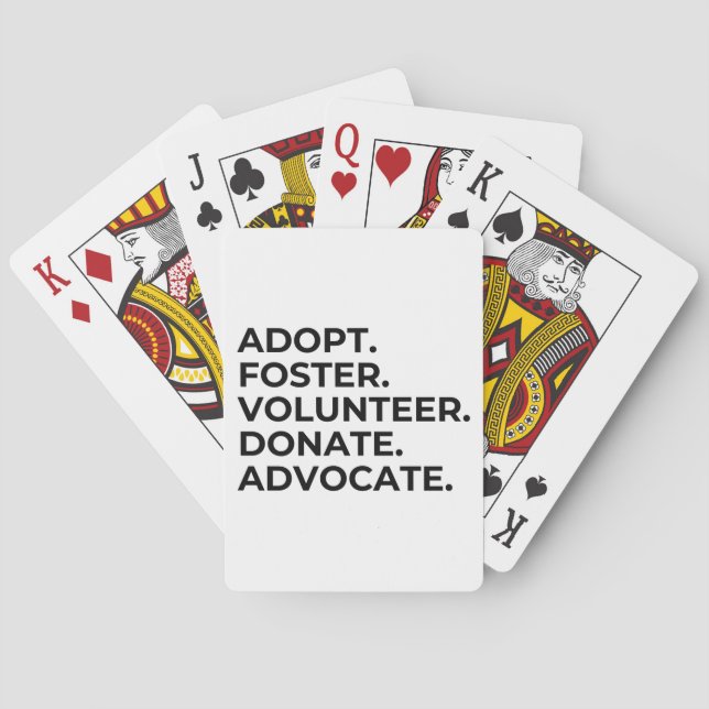 Animal Rescue Playing Cards (Back)