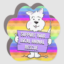 Animal Rescue Pup Rainbow Hearts