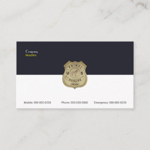 Animal Rescue Service Business Card