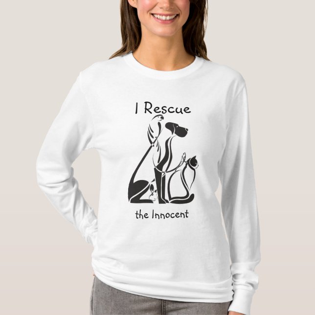 Animal Rescue Stylized Animals T-Shirt (Front)
