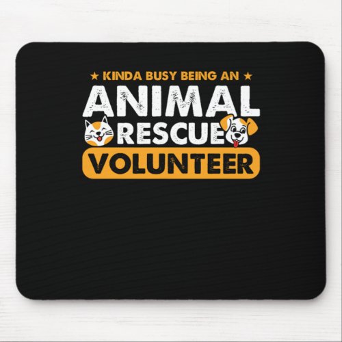 Animal Rescue Volunteer Volunteering Volunteers Ch Mouse Pad