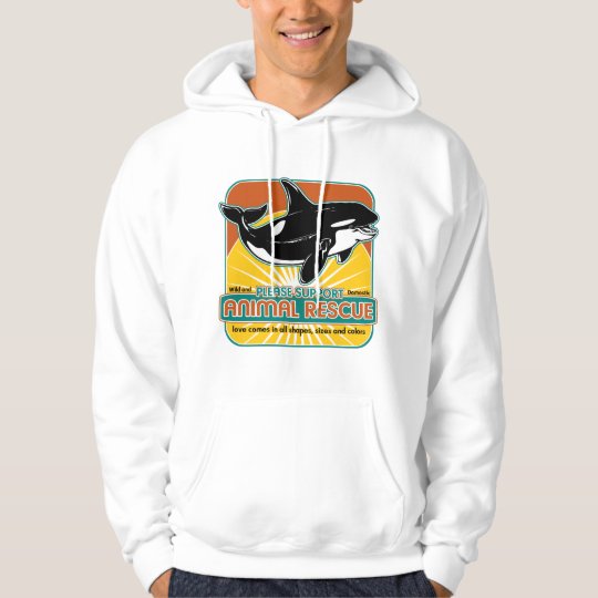 Animal Rescue Whale Hoodie