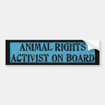 Animal Rights Bumper Sticker at Zazzle