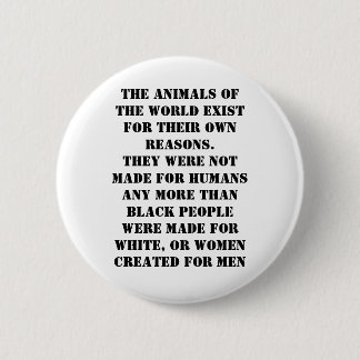 Animal Rights Pinback Button
