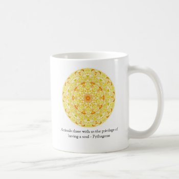Animal Rights Quote By Pythagoras Mug by spiritcircle at Zazzle