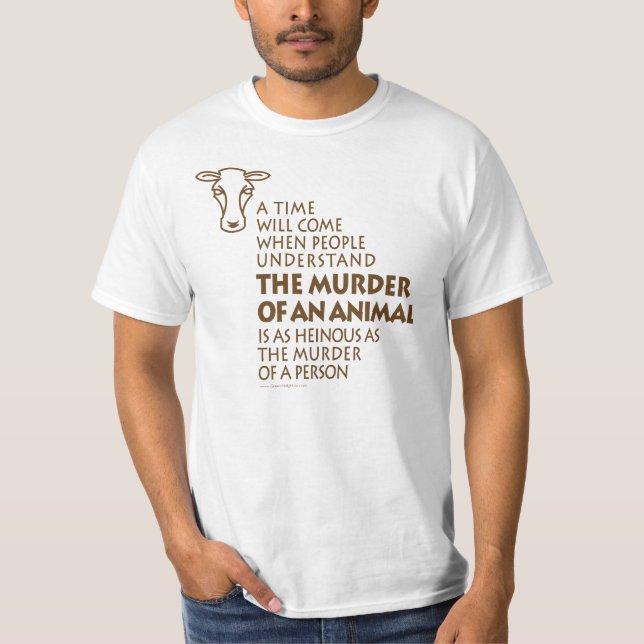 Animal Rights Quote T-Shirt (Front)