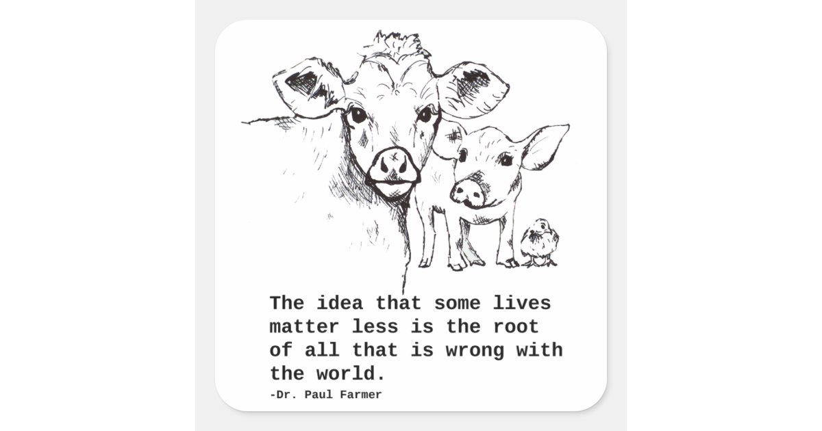 Animal Rights Sticker Zazzle