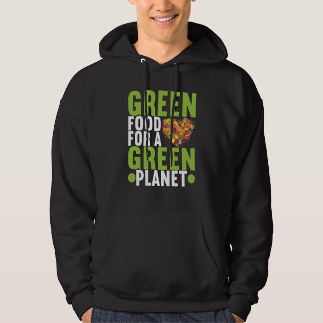 Animal Rights Vegan Vegetarian  4 Hoodie (Front)