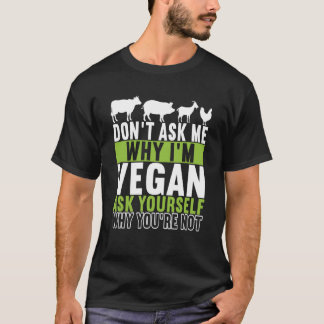 Animal Rights Vegan Vegetarian  6 T-Shirt