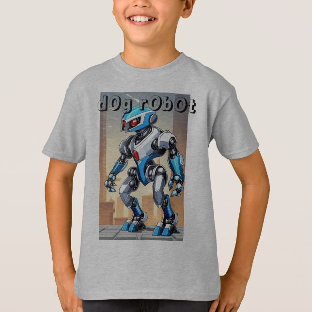 animal-robots -cats-dogs-snakes-lion-black leopard T-Shirt (Front)