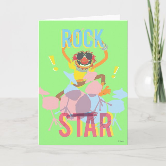 Animal - Rock Star Card (Front)
