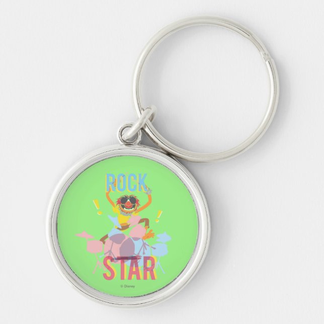 Animal - Rock Star Keychain (Front)