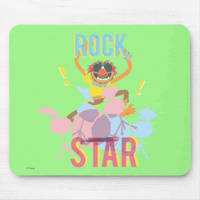Animal - Rock Star Mouse Pad (Front)