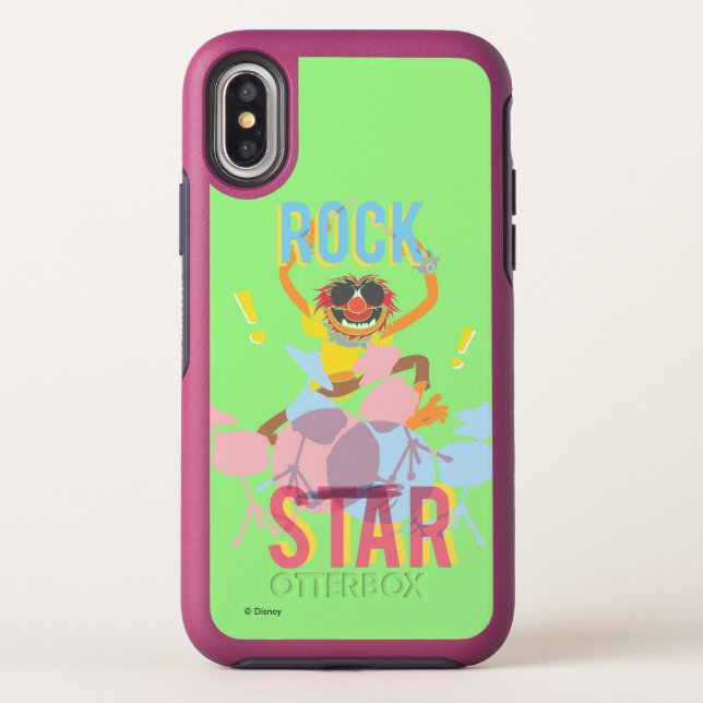 Animal - Rock Star Otterbox iPhone Case (Back)