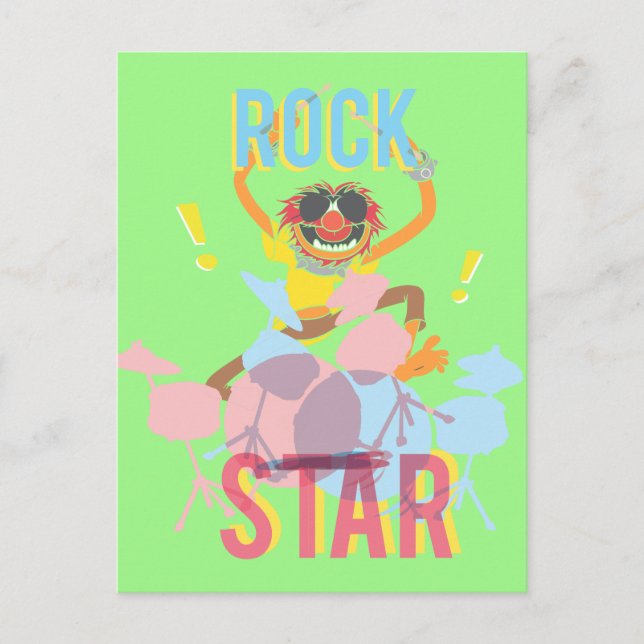 Animal - Rock Star Postcard (Front)