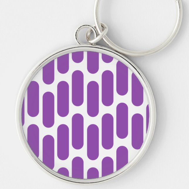 Animal round pattern  keychain (Front)