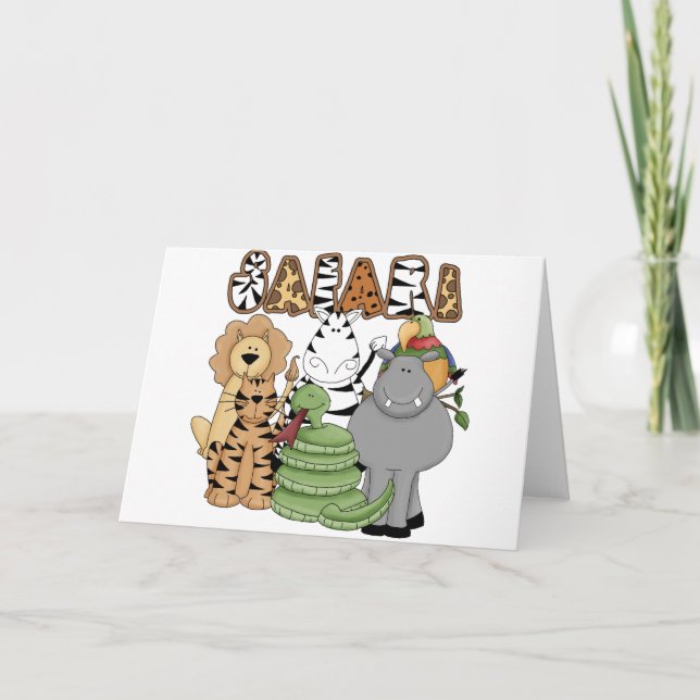 Animal Safari Card (Front)