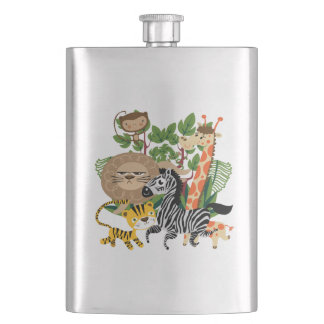 Animal Safari Hip Flask