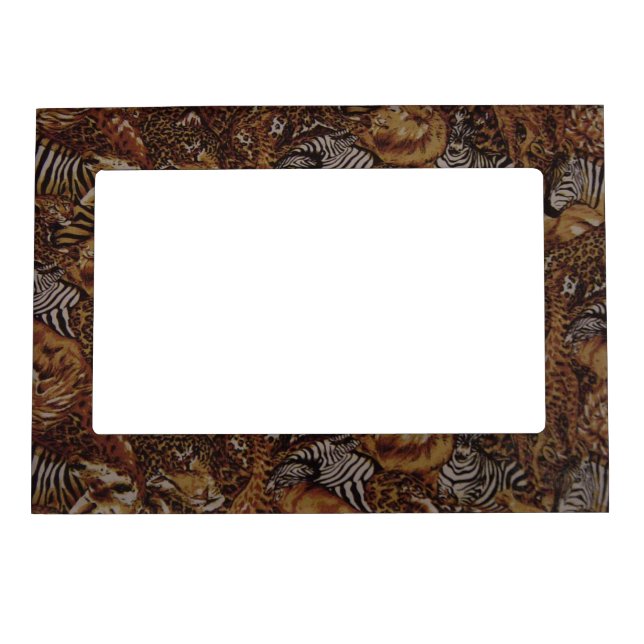 ANIMAL SAFARI JUNGLE MAGNETIC FRAME (Front)