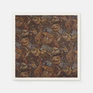 ANIMAL SAFARI JUNGLE PAPER NAPKINS