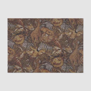 ANIMAL SAFARI JUNGLE TISSUE PAPER