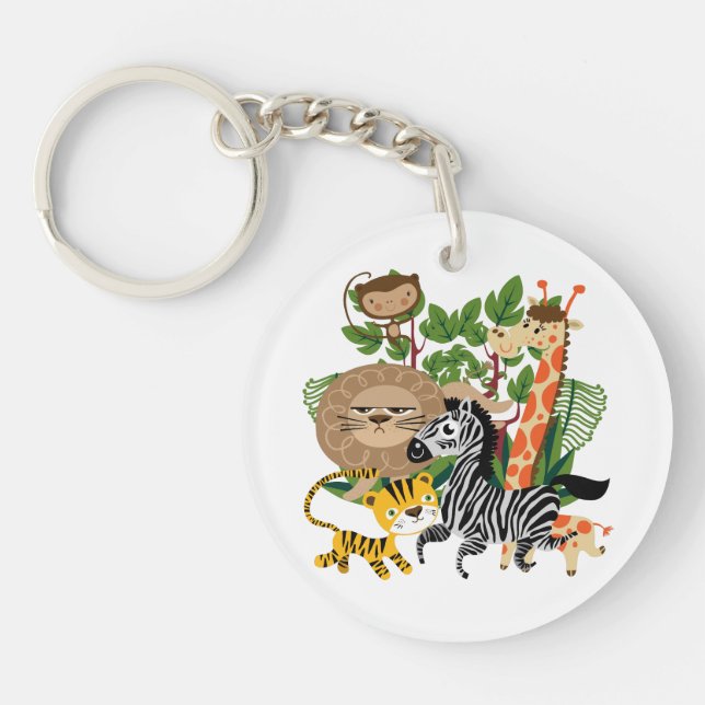 Animal Safari Keychain (Front)