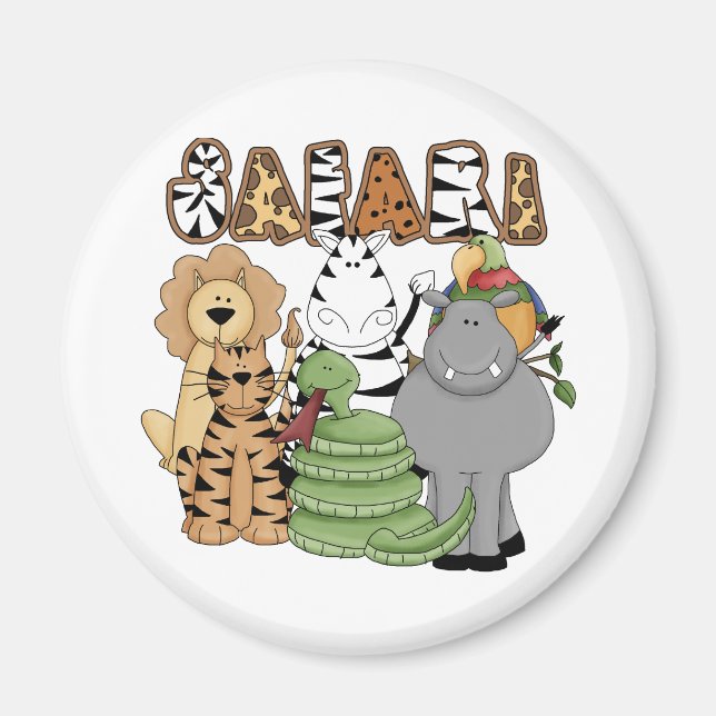 Animal Safari Magnet (Front)
