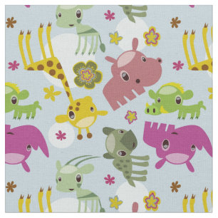 animal safari pattern fabric