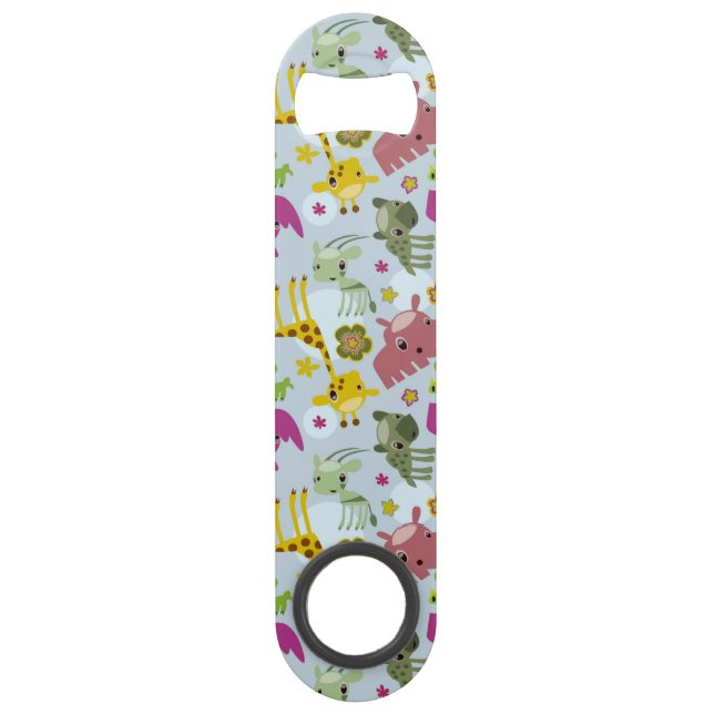 animal safari pattern speed bottle opener (Front)