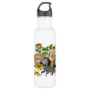 Animal Safari Stainless Steel Water Bottle