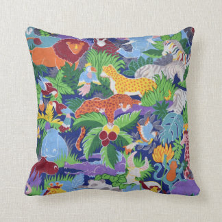 Animal Safari Throw Pillow
