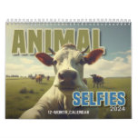 Animal Selfies Calendar at Zazzle