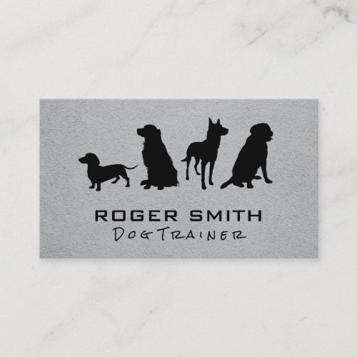Animal Services  Dog Training Business Card