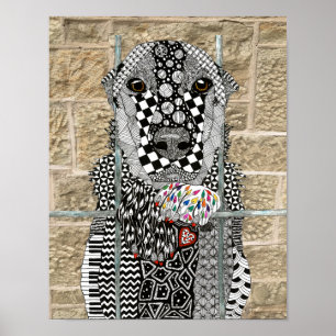 Animal Shelter Dog Adoption Poster