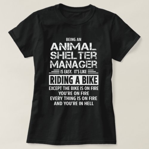 Animal Shelter Manager T_Shirt