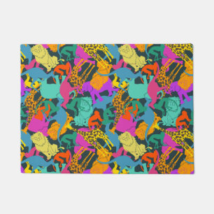 Animal Silhouettes Pattern Doormat