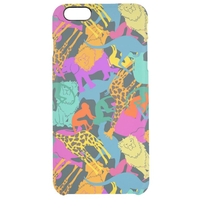 Animal Silhouettes Pattern Uncommon iPhone Case (Back)