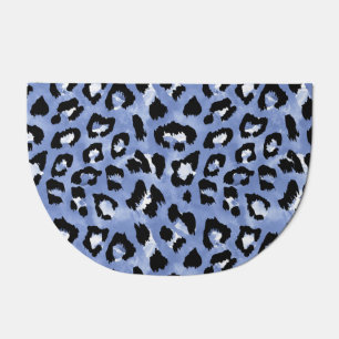 Animal Skin Allure: Watercolor Leopard Doormat