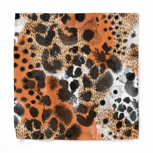 Animal skin creative leopard pattern bandana
