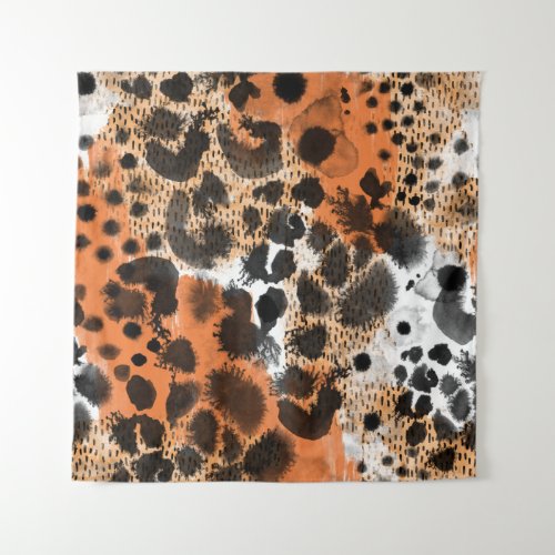 Animal skin creative leopard pattern tapestry