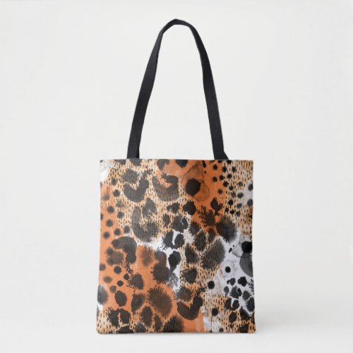 Animal skin creative leopard pattern tote bag