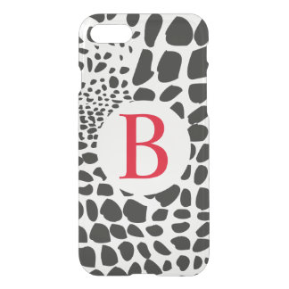 Animal Skin in Black & White iPhone SE/8/7 Case