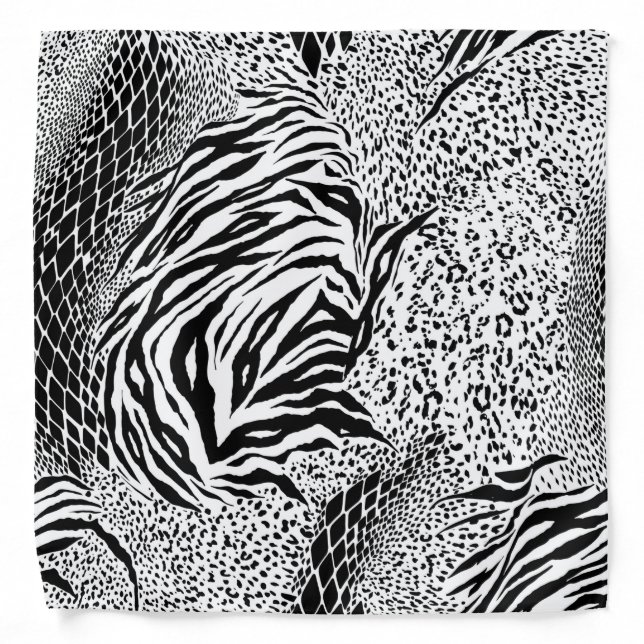 Animal Skin Pattern Bandana (Front)