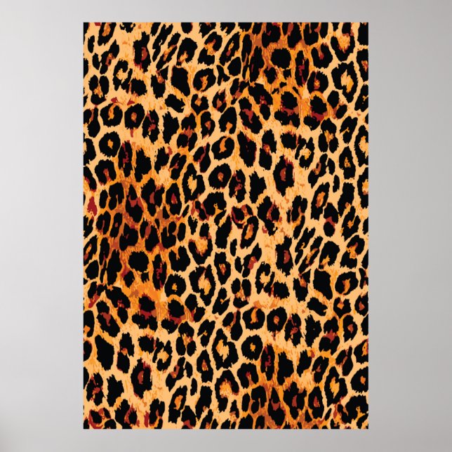 Animal skin pattern seamless. poster (Front)