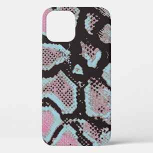 Animal skin pattern, vintage design. iPhone 12 case