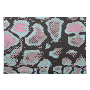 Animal skin pattern, vintage design. cloth placemat