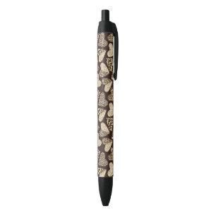 Animal skin with hearts pen