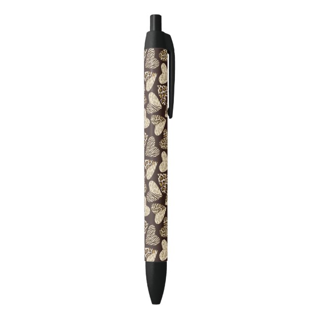 Animal skin with hearts pen (Bottom (Vertical))